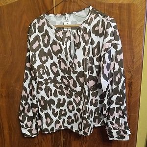 Camo blouse